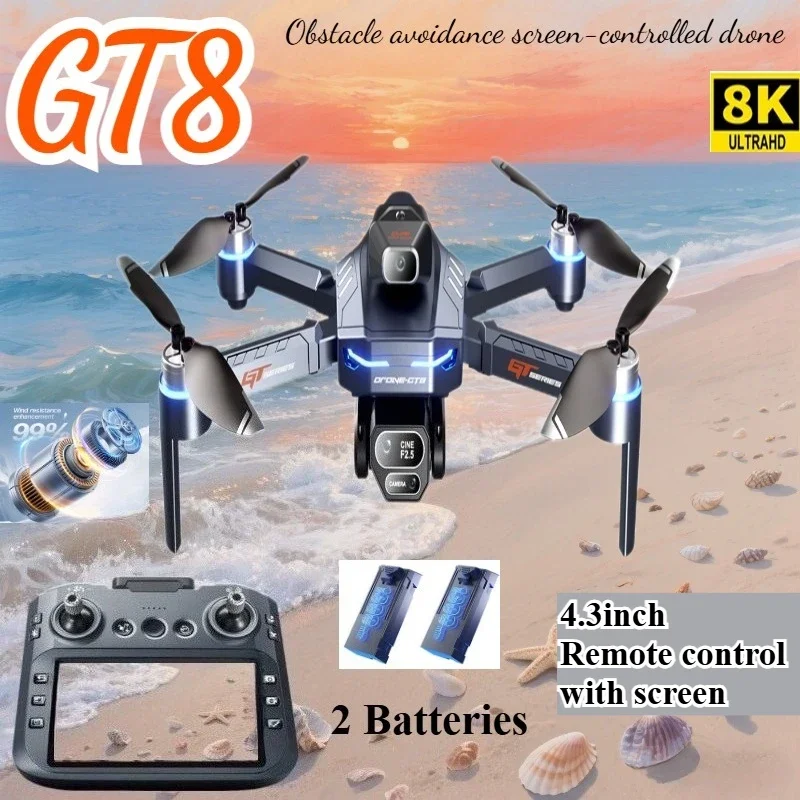 Drone Gimbal Brushless - Drone 4K HD GT8 cámara para
