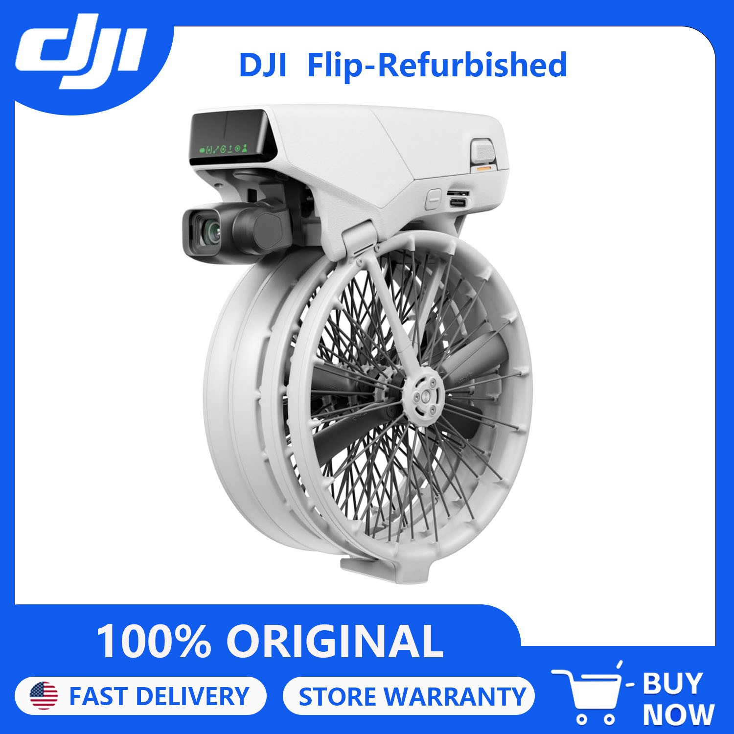 Drone Gimbal 2 Axis - Drones DJI Reacondicionados Flip Fly con