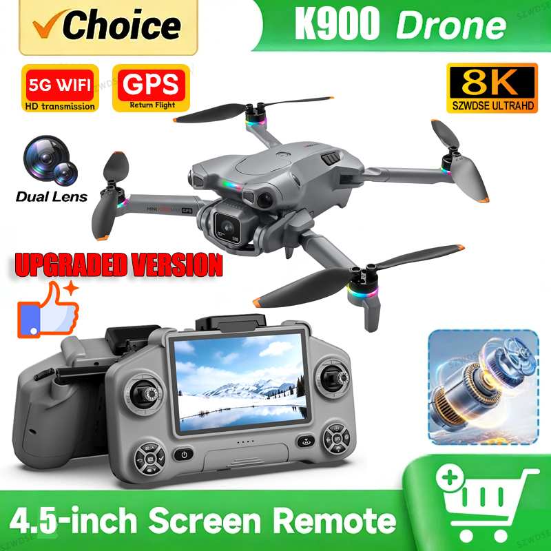 Drone Gimbal Brushless - Nuevo Dron GPS K900 MAX con