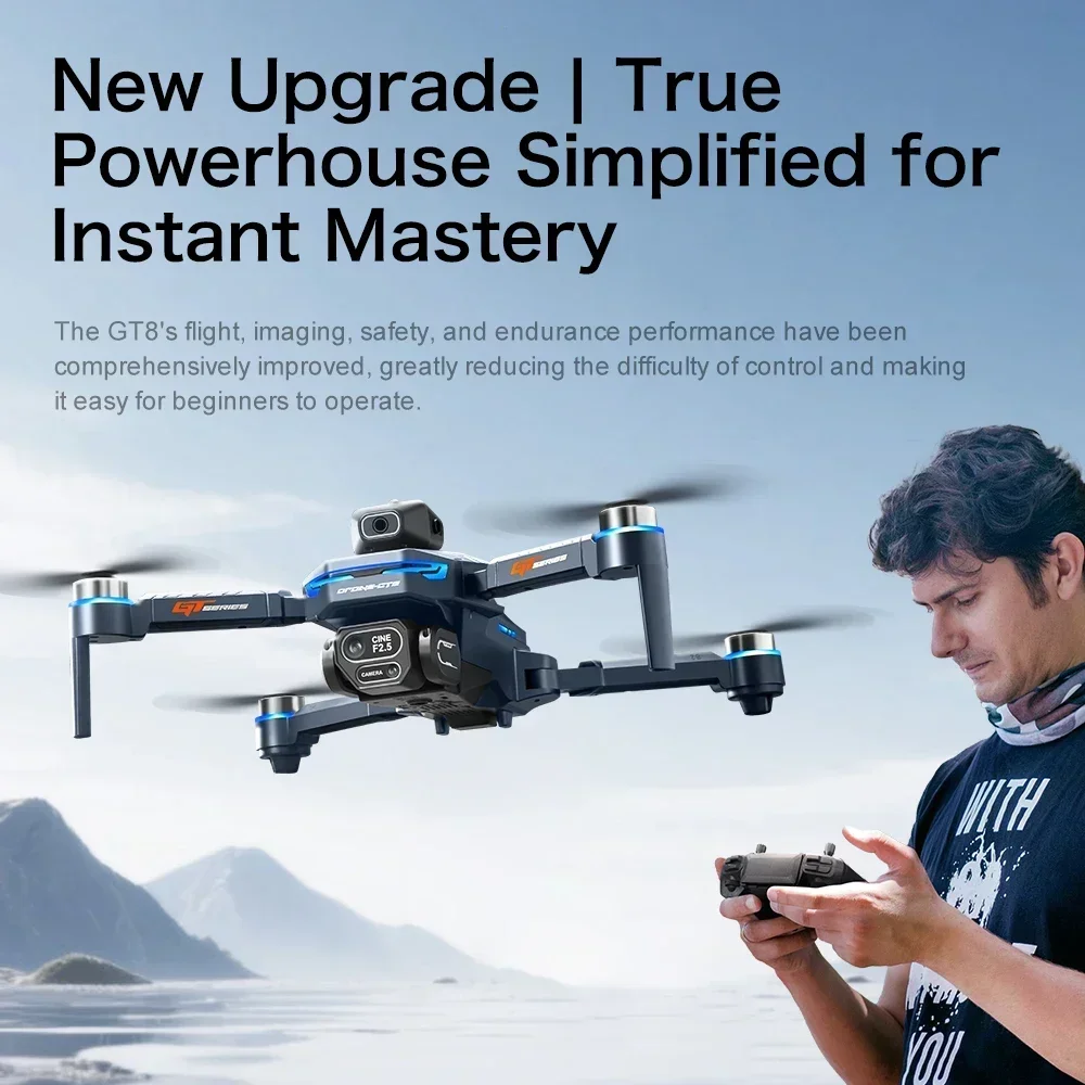 Drone 4K HD GT8 cámara para ev - Drone Gimbal Brushless reseña y precio
