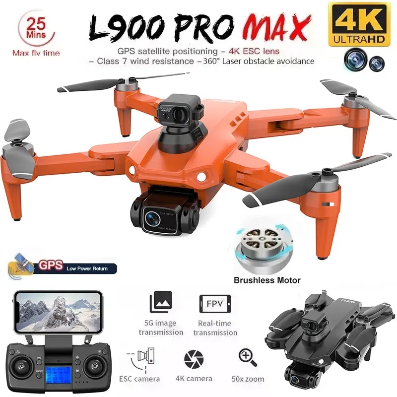 L900 Pro MAX GPS Drone 4K Prof - Drone Gimbal Brushless reseña y precio