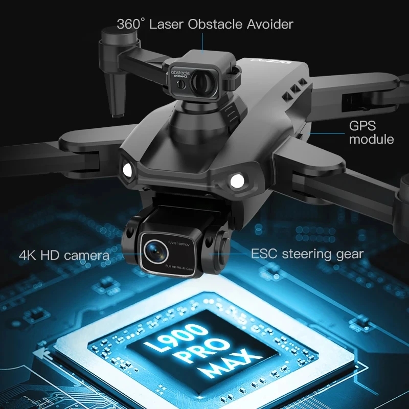 L900 Pro MAX GPS Drone 4K Prof - Drone Gimbal Brushless reseña y precio