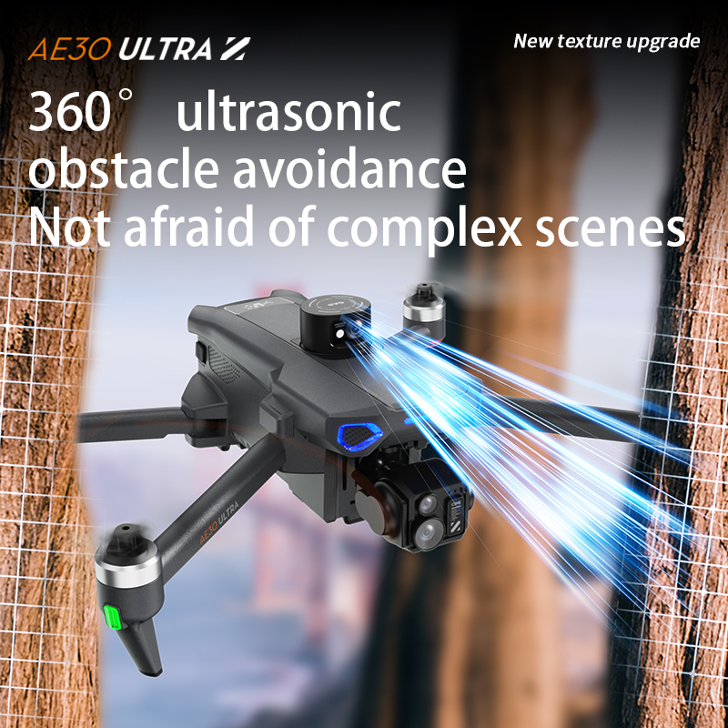 Dron RC AE30 GPS 2026 con Cáma - Drone Gimbal Brushless reseña y precio