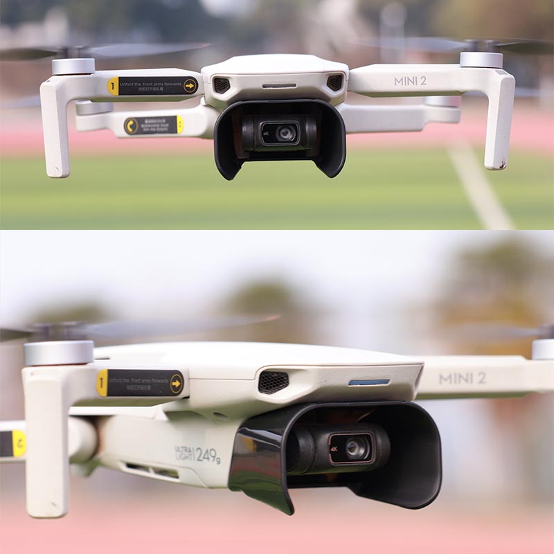 Parasol de lente para DJI Mini - Drone Gimbal Case reseña y precio