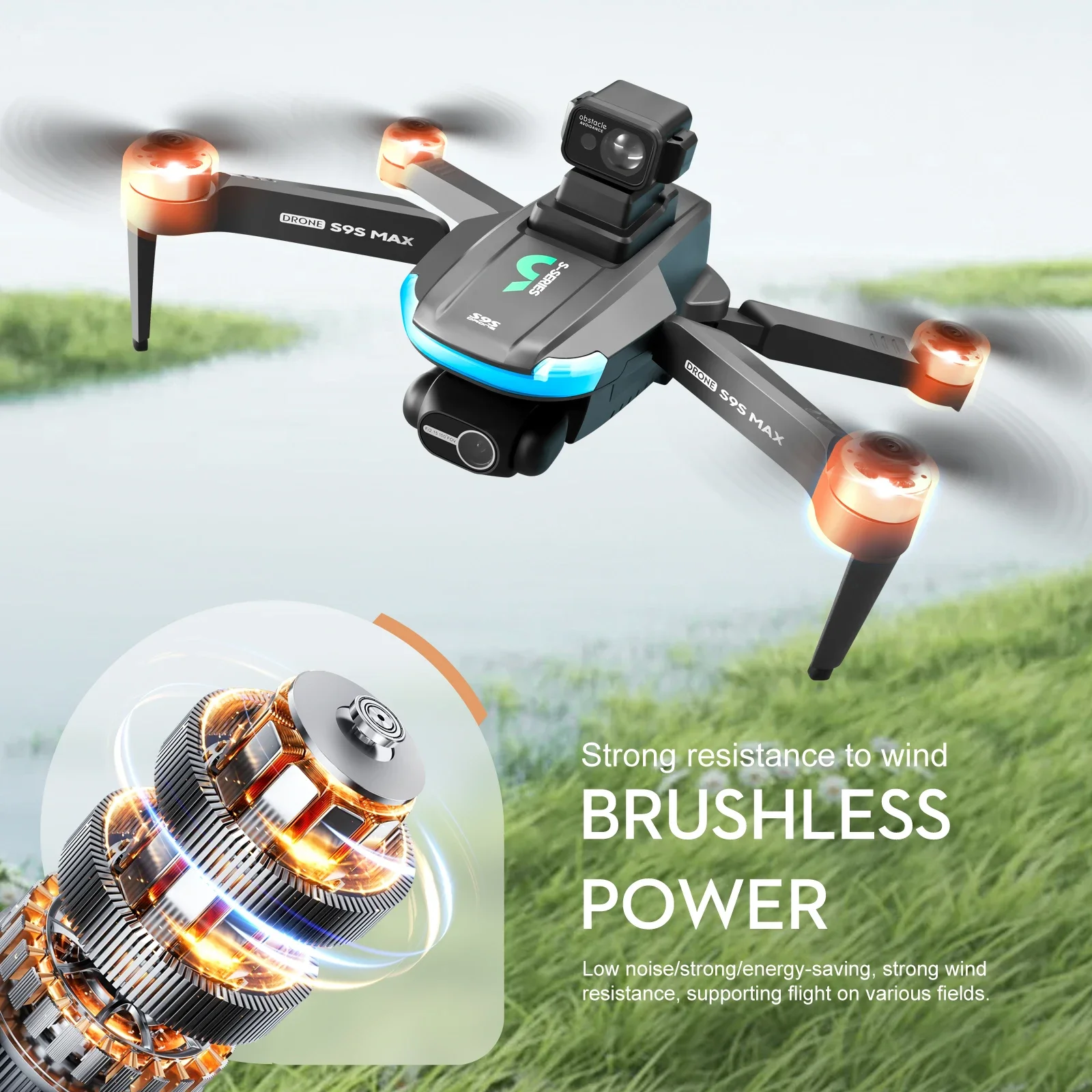 Nuevo S9S MAX MINI Drone 4K 2  - Drone Gimbal Case reseña y precio