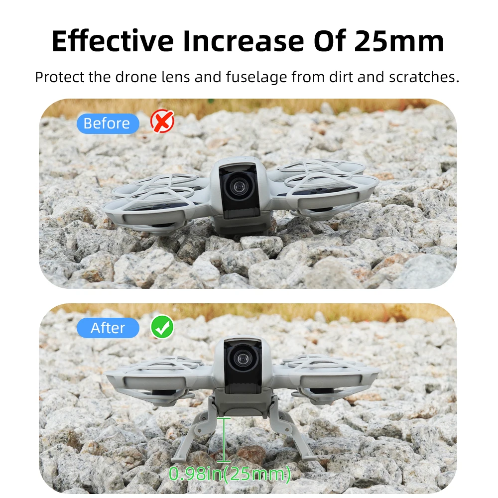 Tren de aterrizaje plegable pa - Drone Gimbal Mount reseña y precio