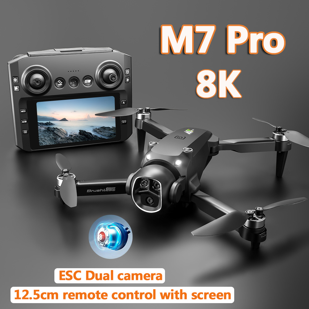Dron M7 con Motor sin escobill - Drone Gimbal Mount reseña y precio