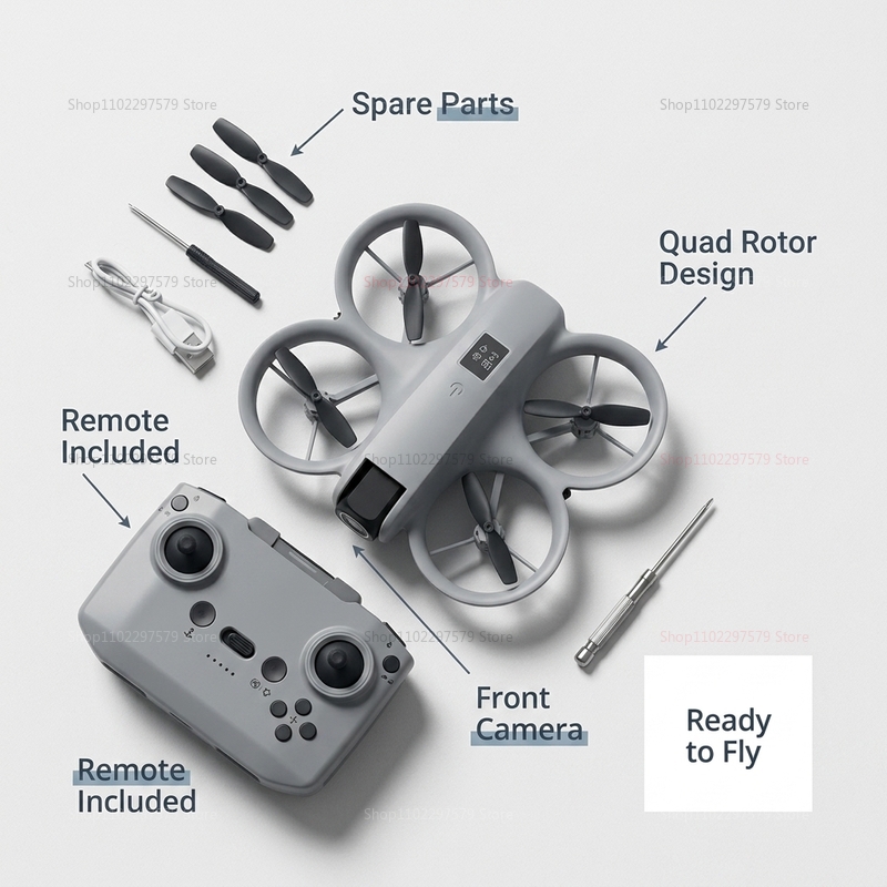 Mini Dron con Cámara HD 8K, FP - Drone Gimbal Brushless reseña y precio