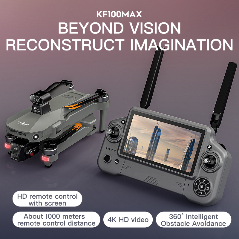 KF100 MAX GPS Drone 4K Cámara  - Drone Gimbal 3 Axis reseña y precio