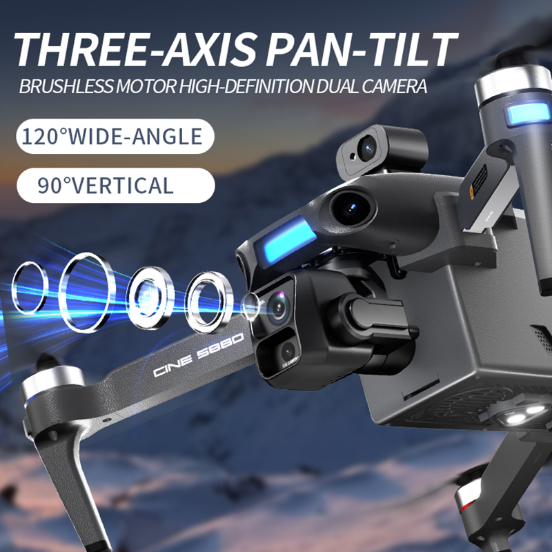 Nuevo Dron 2026 con Cámara Dua - Drone Gimbal Brushless reseña y precio