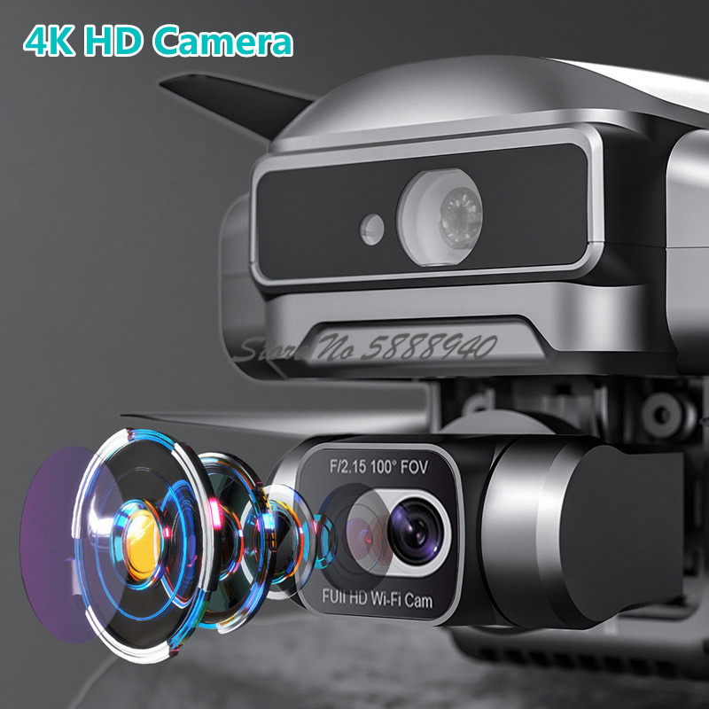 Profesional aéreo Real 4K GPS  - Drone Gimbal 2 Axis reseña y precio