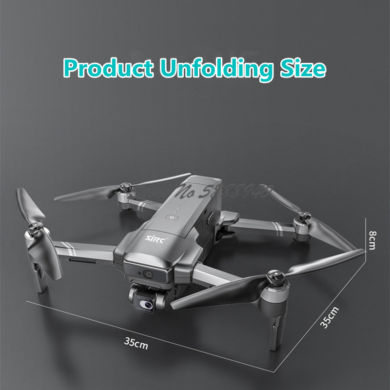 Profesional aéreo Real 4K GPS  - Drone Gimbal 2 Axis reseña y precio