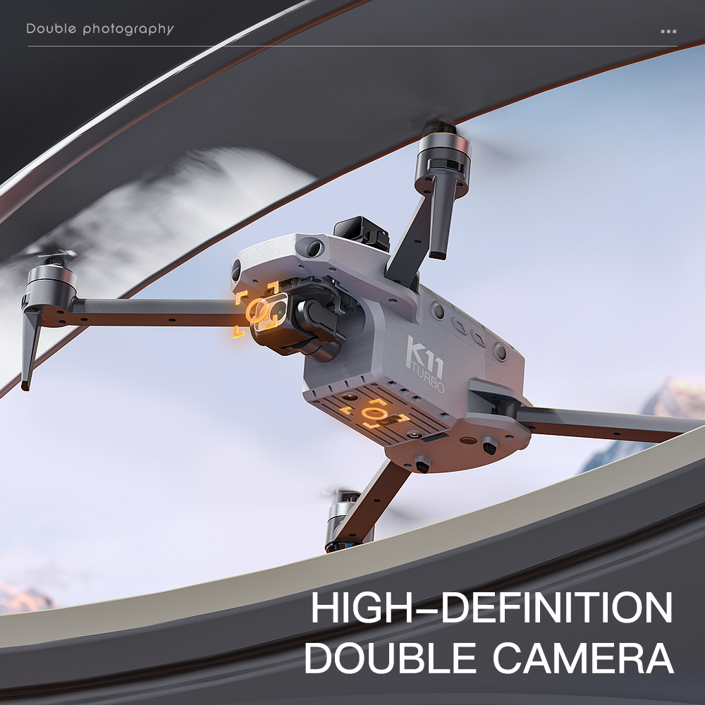 Dron K11 Tubro con Cámara Dual - Drone Gimbal Mount reseña y precio