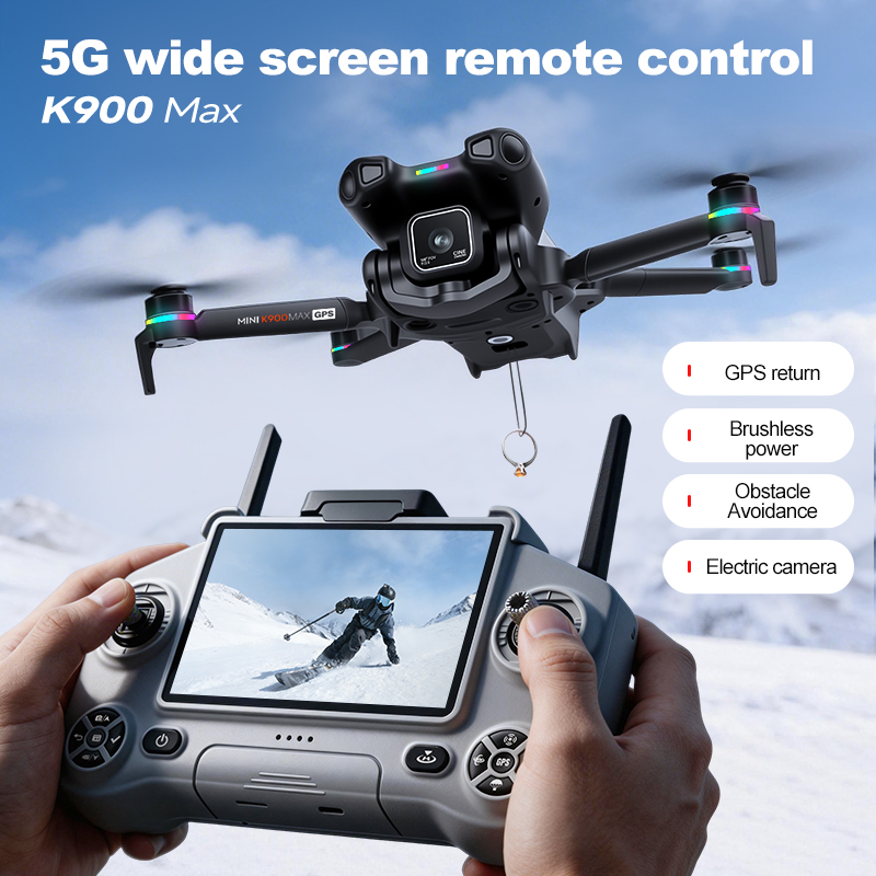 Nuevo Dron GPS K900 MAX con Cá - Drone Gimbal Brushless reseña y precio
