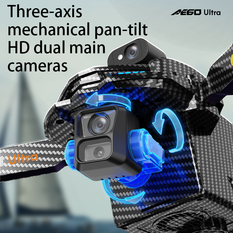 AE60 GPS Drone profesional 8K  - Drone Gimbal 3 Axis reseña y precio