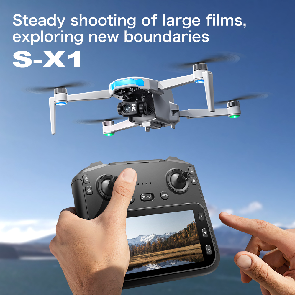Dron GPS Lenovo S-X1 con cámar - Drone Gimbal 3 Axis reseña y precio