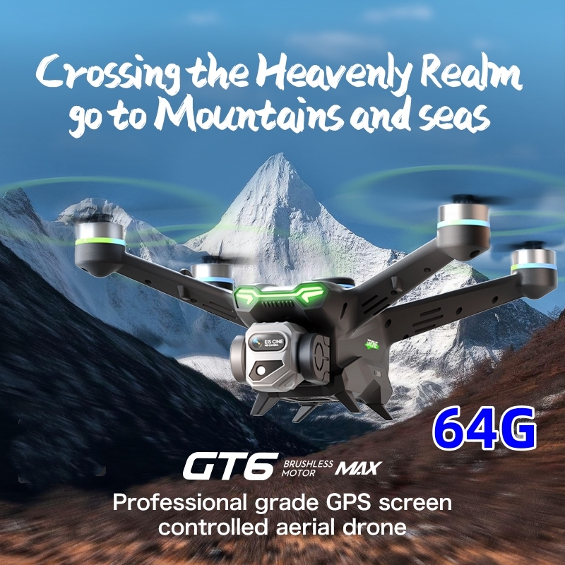 Dron Profesional GT6 con Bater - Drone Gimbal 2 Axis reseña y precio
