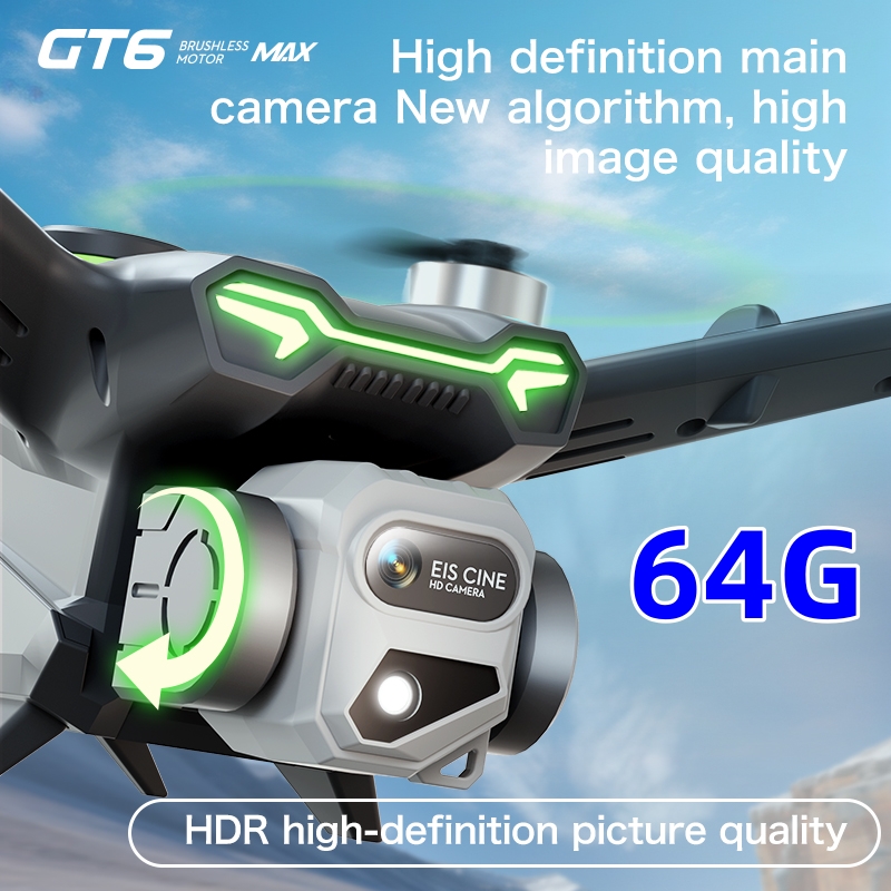 Dron Profesional GT6 con Bater - Drone Gimbal 2 Axis reseña y precio