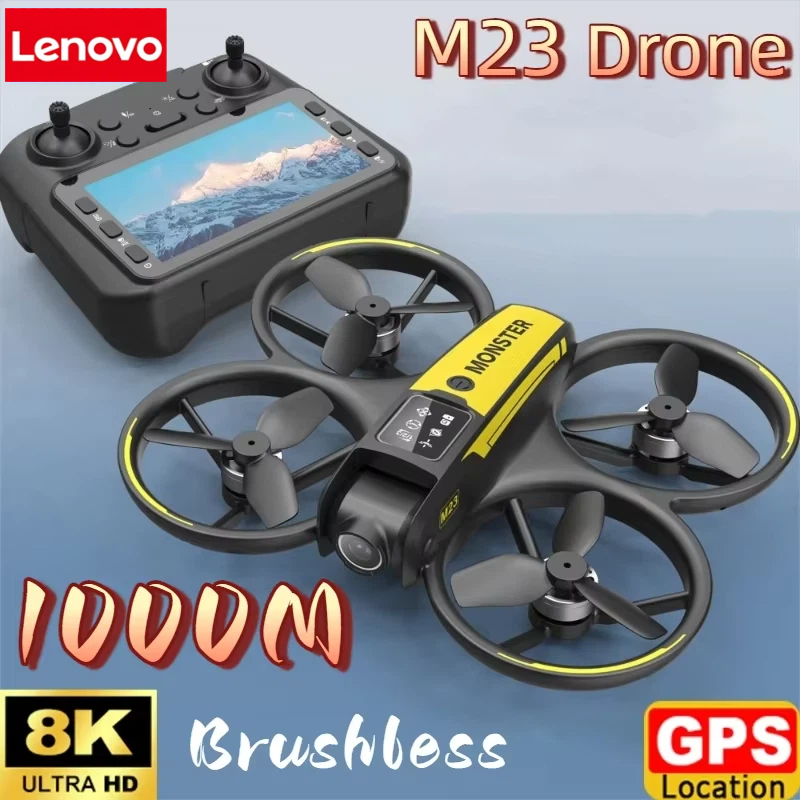 Dron Lenovo M23 HD 8K con Cáma - Drone Gimbal 2 Axis reseña y precio