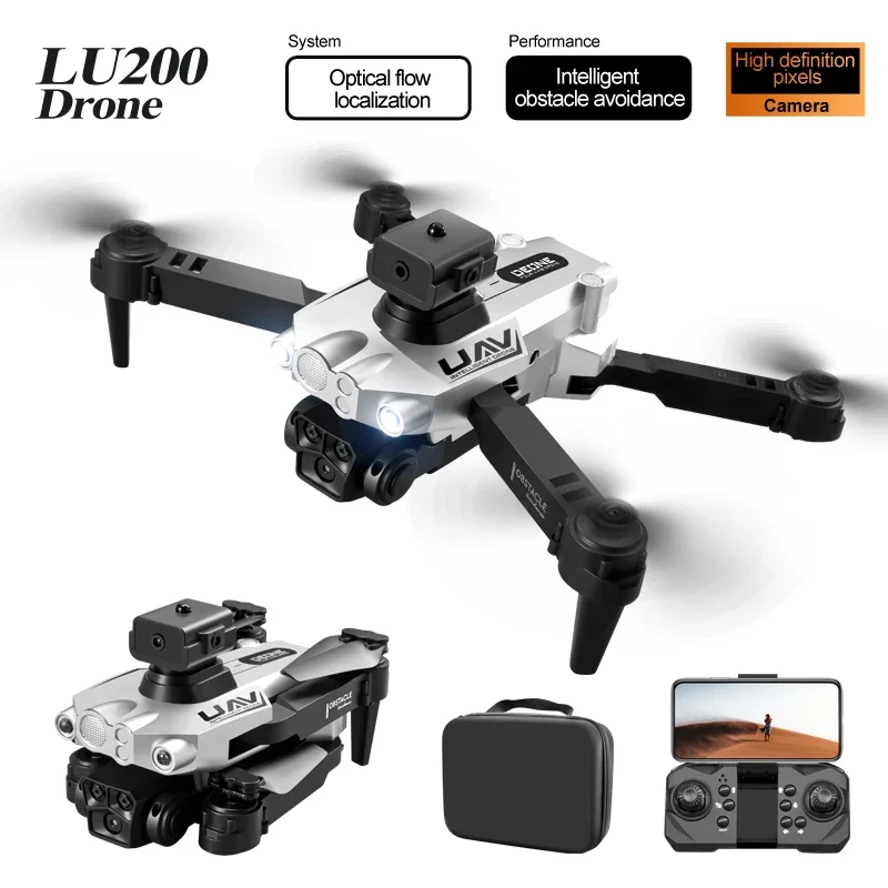 LU200 8K GPS Drone Triple cáma - Drone Gimbal Mount reseña y precio
