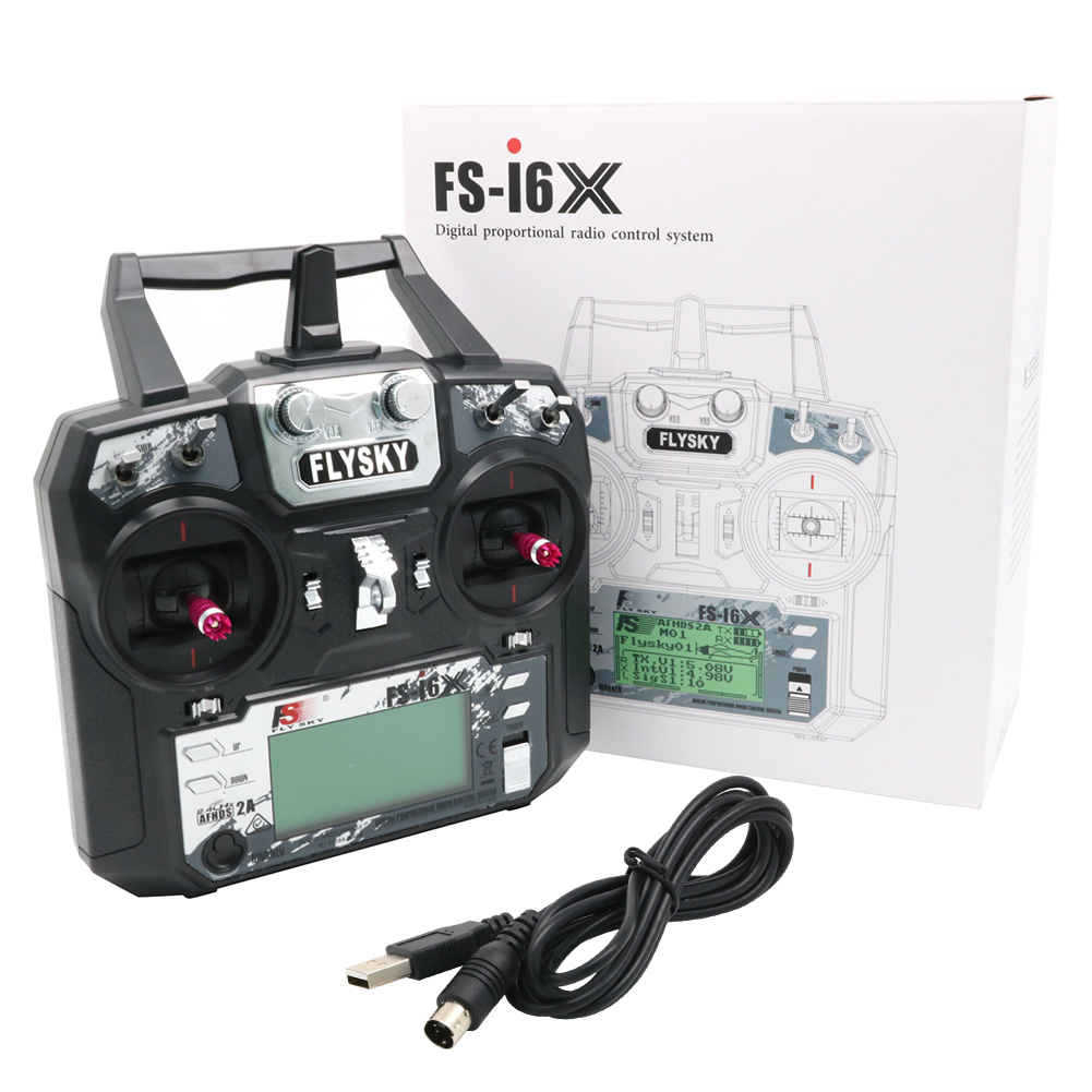 FLYSKY FS-i6X FS i6X 10CH 2,4  - Drone Gimbal Controller reseña y precio