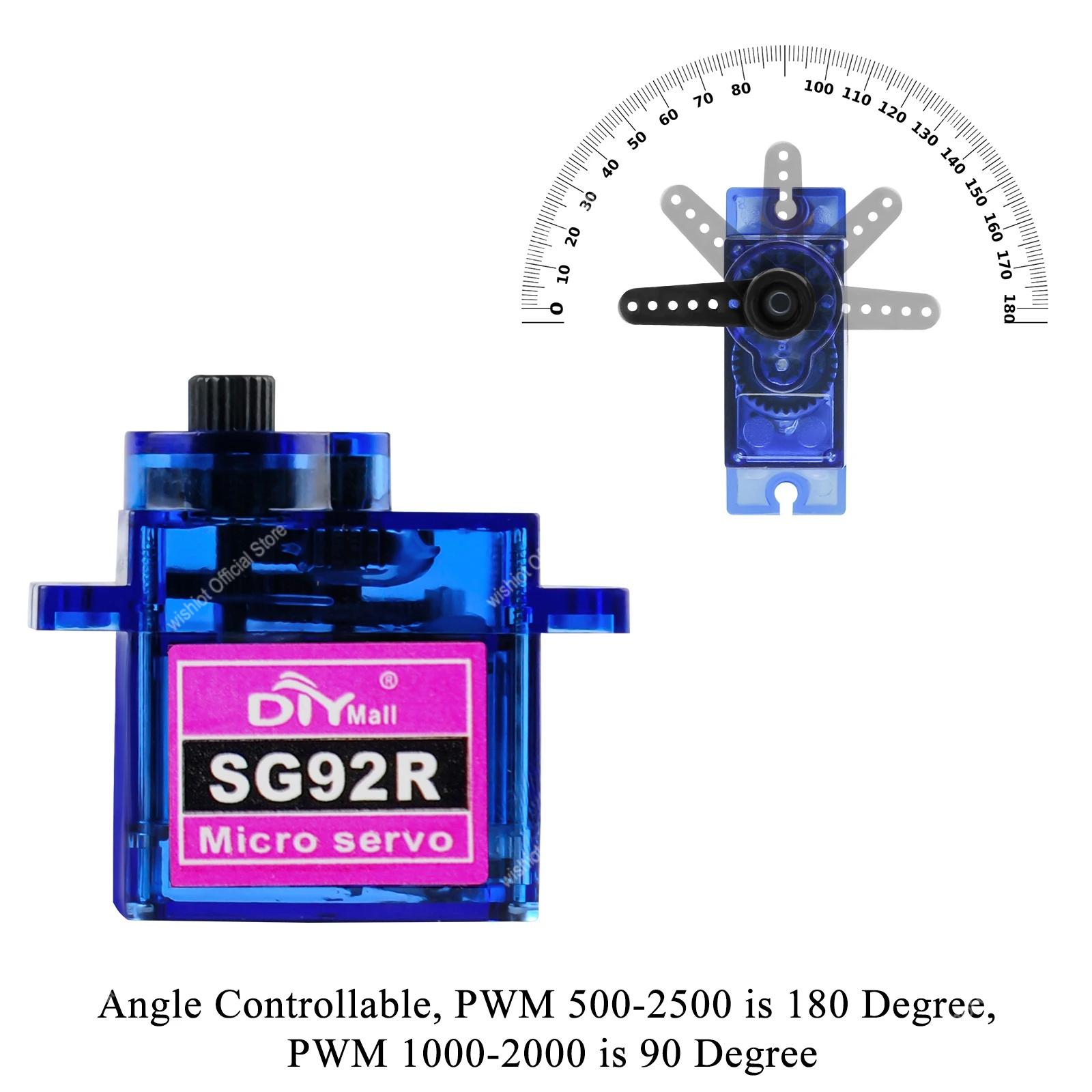 Micro servomotor SG92R 4,8-6V  - Drone Gimbal Controller reseña y precio