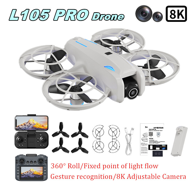Dron L105 PRO Duel con Lente 8 - Drone Gimbal Brushless reseña y precio