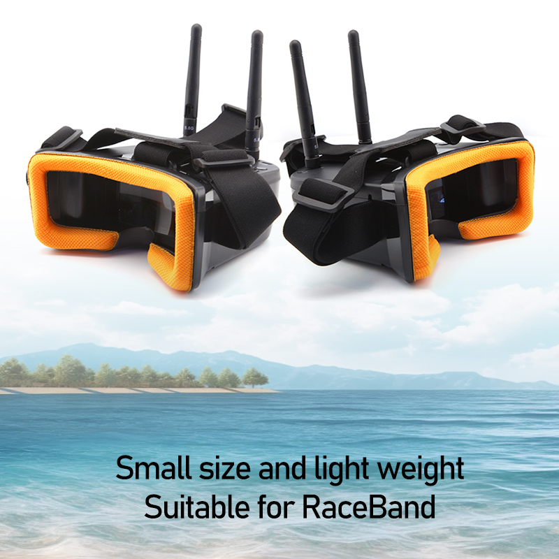 Gafas de vídeo VR009 FPV, pant - Drone Gimbal Controller reseña y precio
