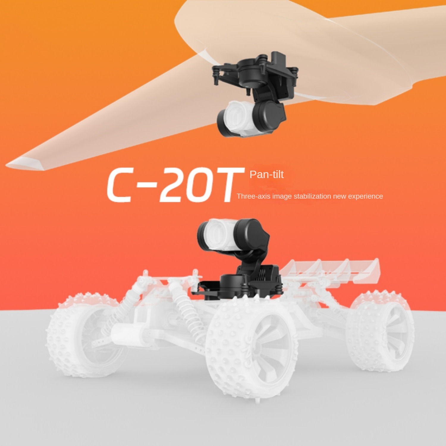 NCZOBOE C-20T Módulo de seguim - Drone Gimbal 3 Axis reseña y precio